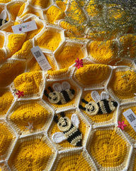 Honey-Comb Blanket -1pc