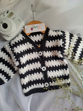 Cardigan -1pc (Black&White)