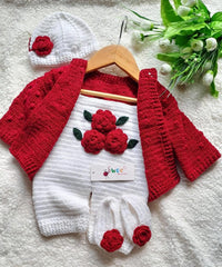 Snow-White Suspender Set -4pc