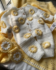 Lemon Puffy Romper -4pc