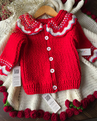 Red Cape Sweater -1pc