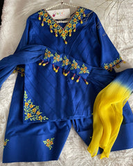 Meri Saheli -3pc Blue Hues
