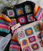 Block Sweater -1pc B