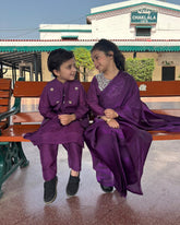 The Drape Series -2pc Purple
