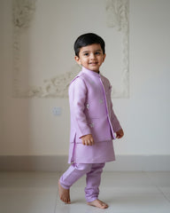 Rukhsati -3pc B (Lilac)