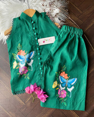 Butterfly in glitters -2pc