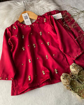 Doria Series -2pc Burgundy