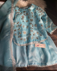 Gota Gharara -3pc Blue G