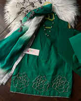Green Rose -3pc