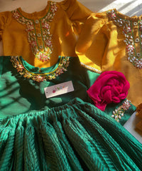 Gota Mehal -3pc Mustard