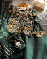 Sheesh Lehnga Choli -4pc