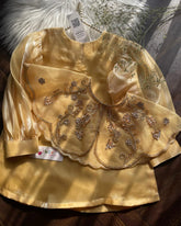 Eid Cape -2pc Lemon