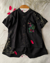 Black Night Sprout Shorts