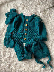 Zinc Bubble Romper Set -4pc