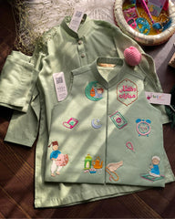 Jade Eid Waistcoat -1pc