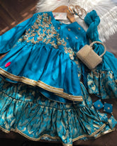Feroza Banaras Angrakha -3pc