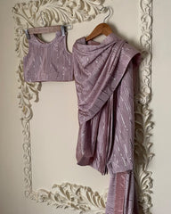 Husna Draped Saree -2pc