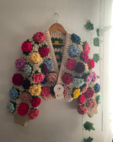 The Classic Rose Cardigan -1pc