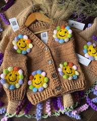 Sunshine Cardigan -1pc Brown