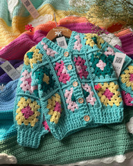 Blue Granny Sweater -1pc