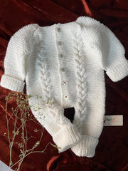 Dove Braided Romper -1pc