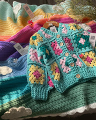 Blue Granny Sweater -1pc