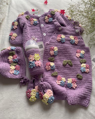 Lavender-Land Suspenders -4pc