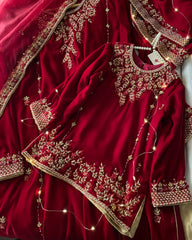 Surkh Makhmal -3pc