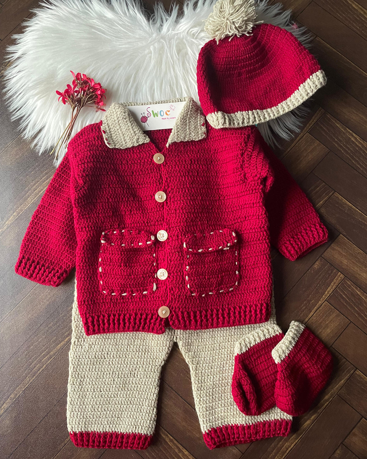 Maroon Set -4pc