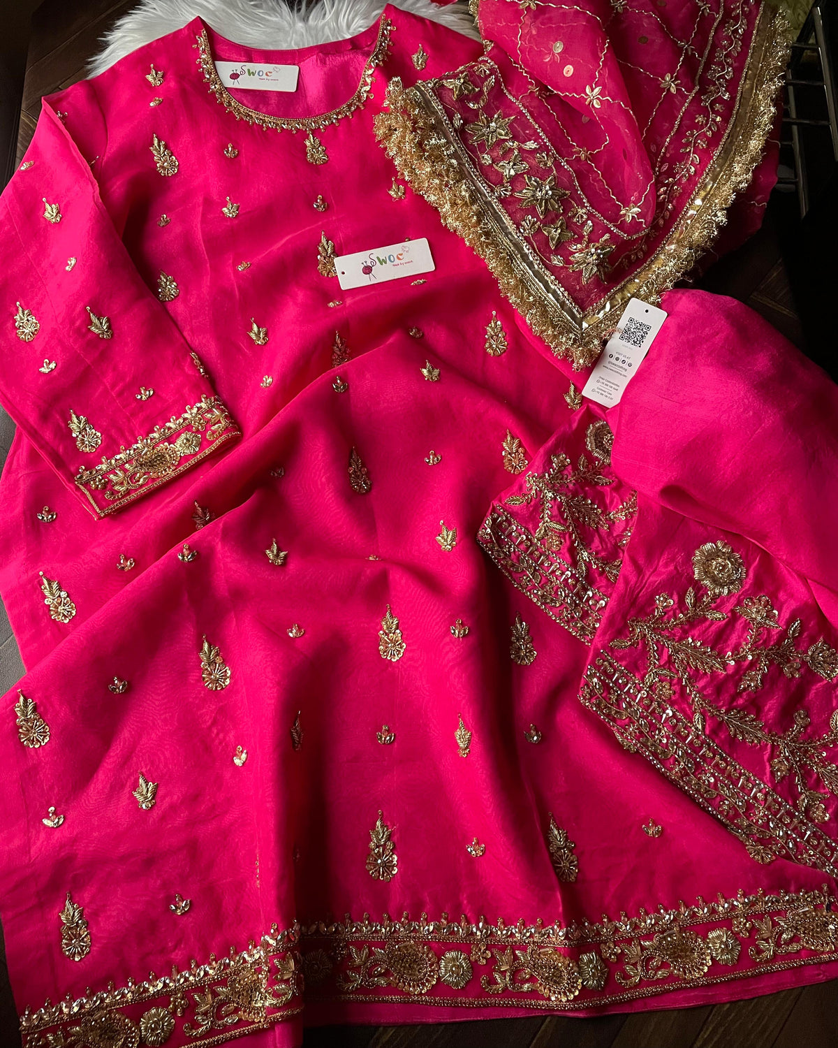 Fuchsia Bridal -3pc
