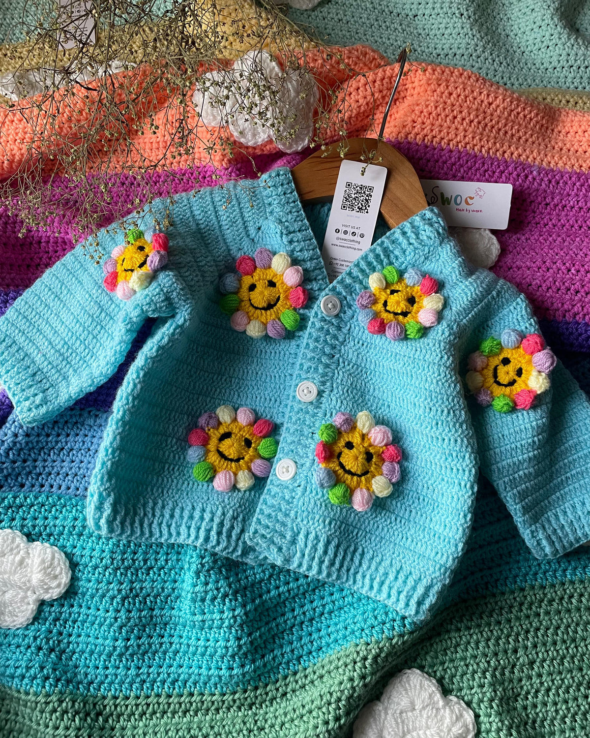Sunshine Cardigan -1pc Blue