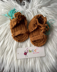 Blue Tassel Sandals