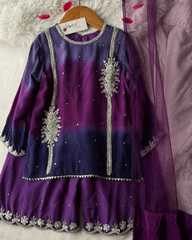 Ombre Silk -3pc Purple