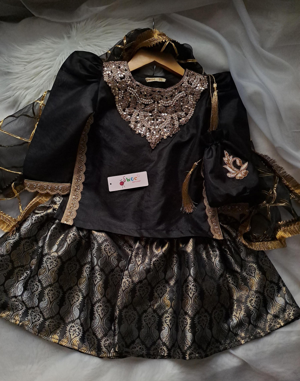 Rukhsati -4pc Black