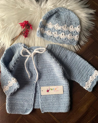 Blue Shell Sweater -2pc