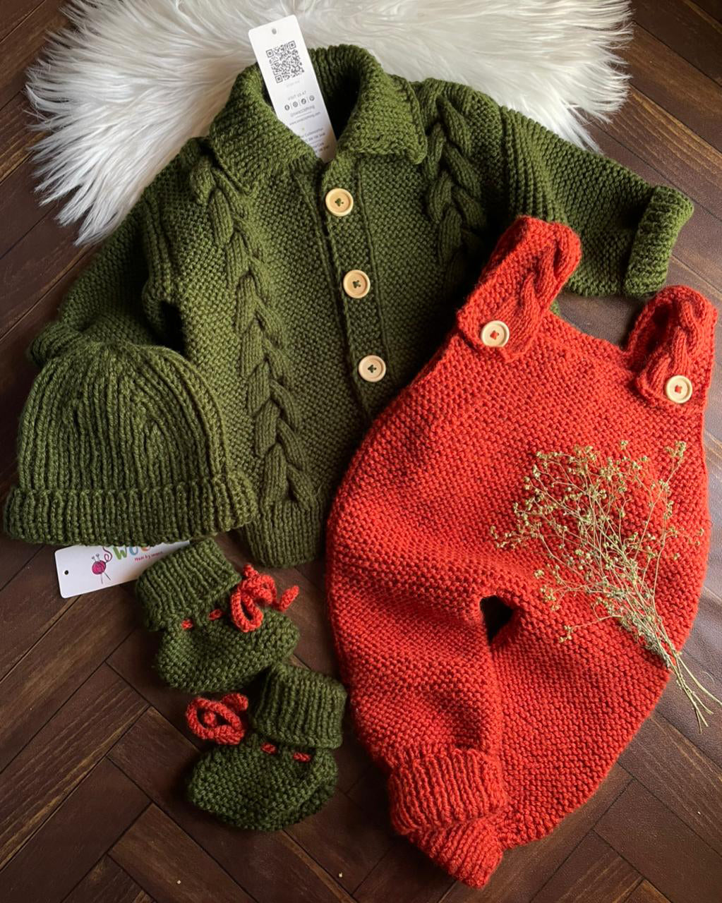 Knit Wardrobe -4pc Pumpkin