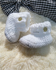 White Snuggle Boots
