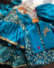 Feroza Banaras Angrakha -3pc
