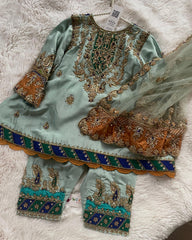 Mint Applique -Bride Twin -3pc
