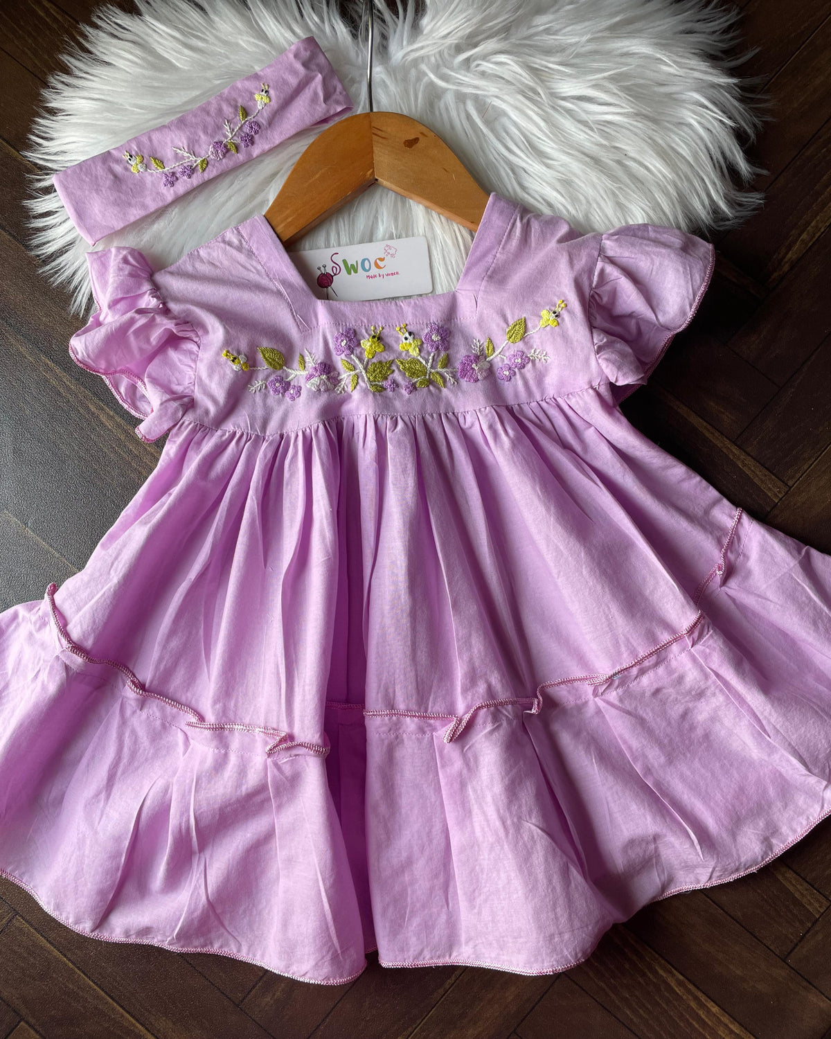 The Lily Dress -2pc (Lilac)