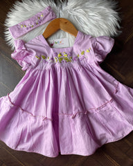 The Lily Dress -2pc (Lilac)