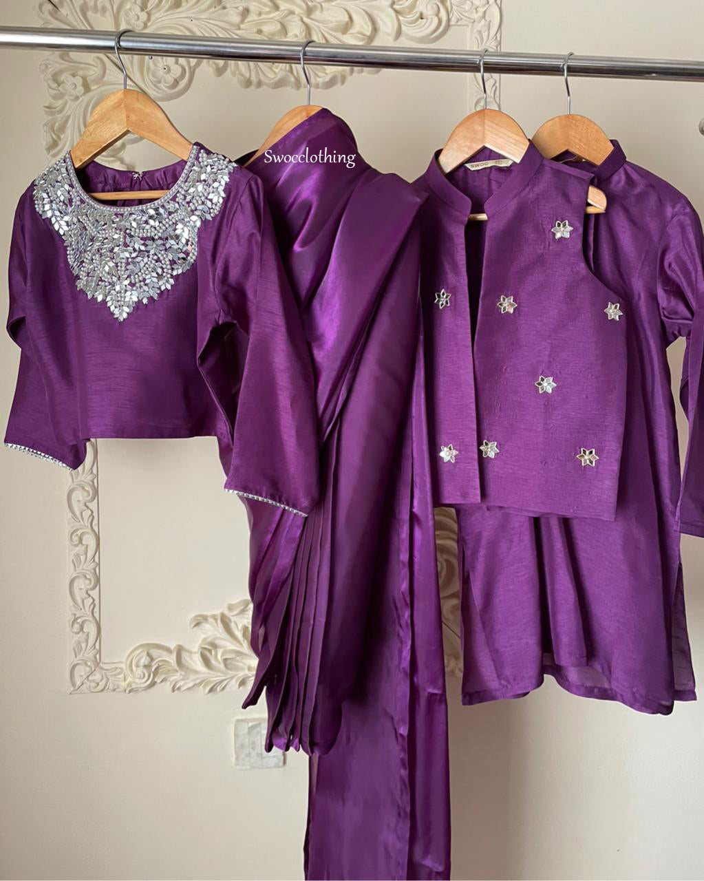 Drape Boy -3pc Purple