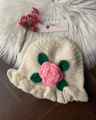 Floral Hat -1pc Pink