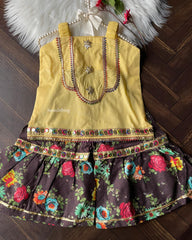 Yellow Ghrara Set -2pc