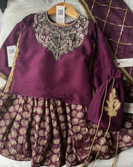Rukhsati -4pc Plum
