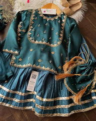 Ruby Rani -4pc Teal