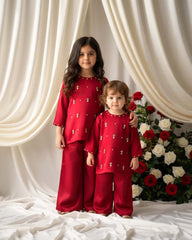 Doria Series -2pc Burgundy