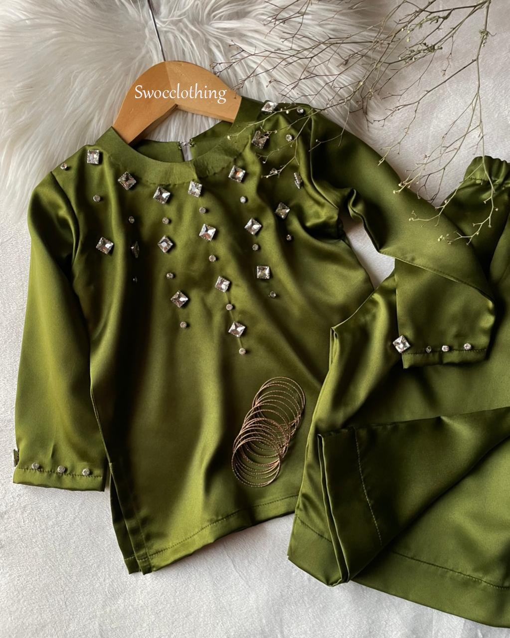 Doria series -2pc Mehndi