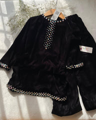 Velvet Bling -2pc Black