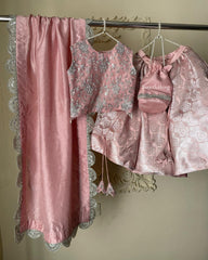 Rose Gold Lehnga Choli -4pc